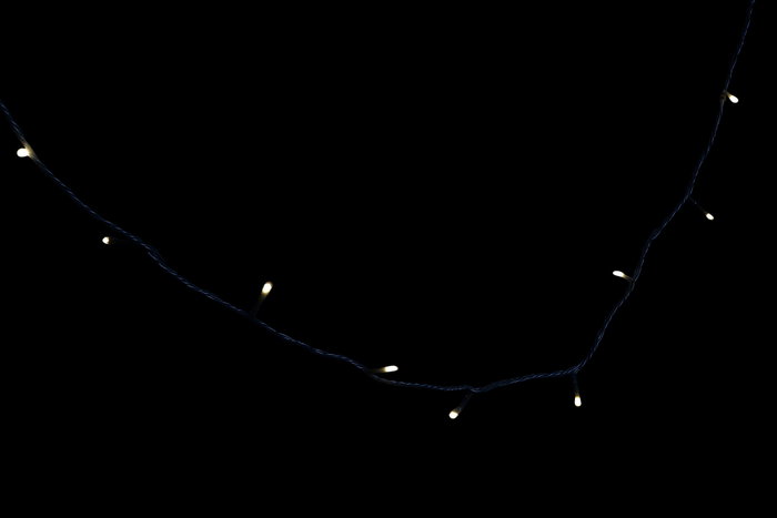 DKD Home Decor Guirnalda de Luces LED Blanco Cálido 100 Bombillas 5mm