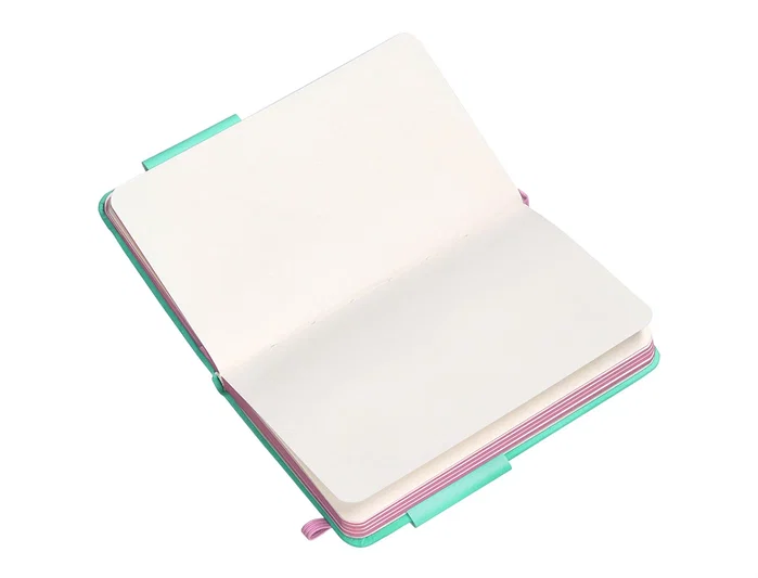 Antartik Cuaderno Antartik Notes Tapa Dura A6 Hojas Lisas Rosa y Turquesa
