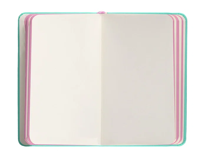 Antartik Cuaderno Antartik Notes Tapa Dura A6 Hojas Lisas Rosa y Turquesa