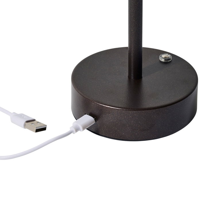 Home Deco Factory Lámpara Táctil USB Marrón