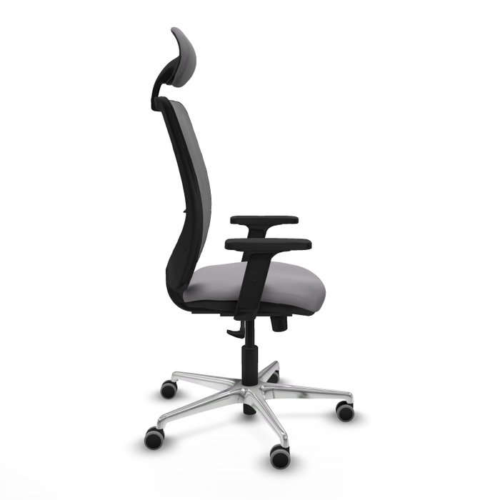 PIQUERAS Y CRESPO Silla de oficina Zulema Gris con mecanismo Sincro PIQUERAS Y CRESPO Silla de oficina Zulema Gris con mecanismo Sincro
