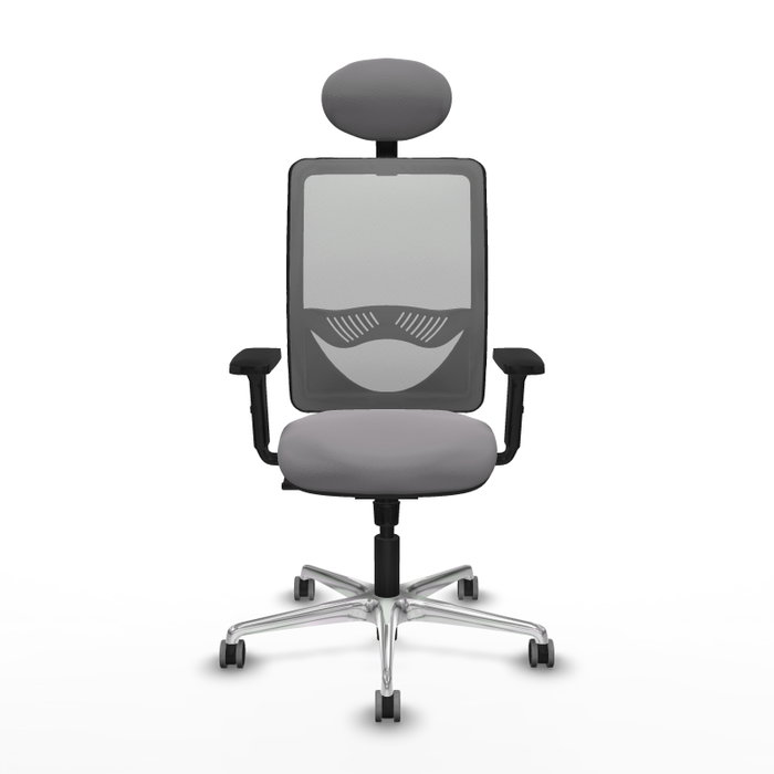 PIQUERAS Y CRESPO Silla de oficina Zulema Gris con mecanismo Sincro PIQUERAS Y CRESPO Silla de oficina Zulema Gris con mecanismo Sincro