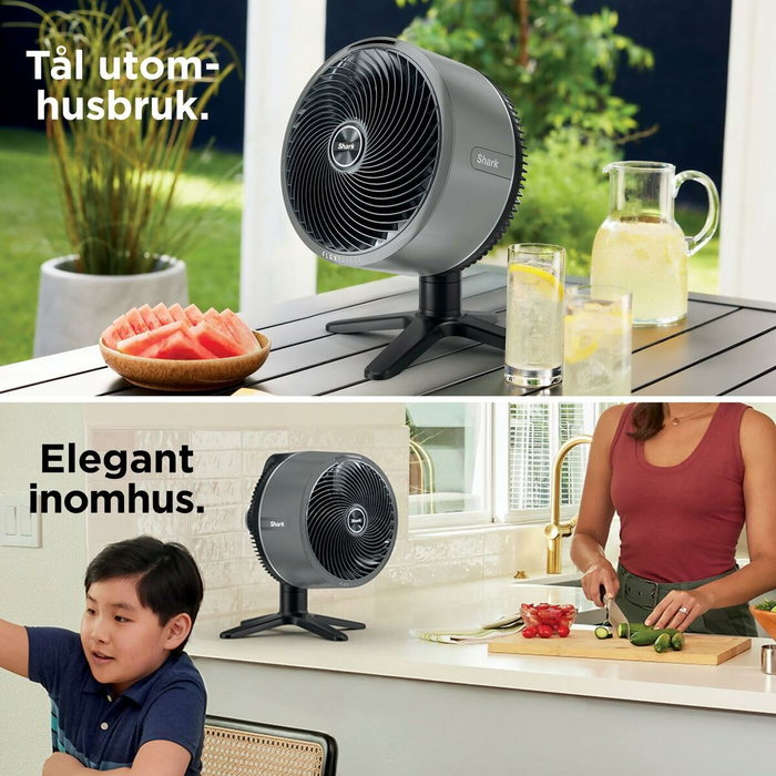 Shark FA150EU FlexBreeze TableMate Ventilador de Mesa Gris