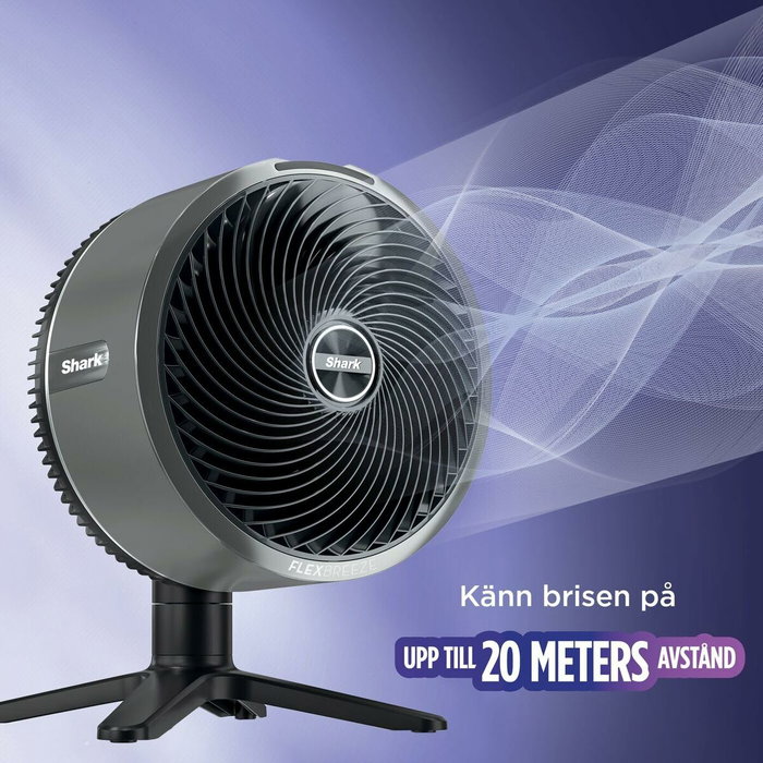 Shark FA150EU FlexBreeze TableMate Ventilador de Mesa Gris