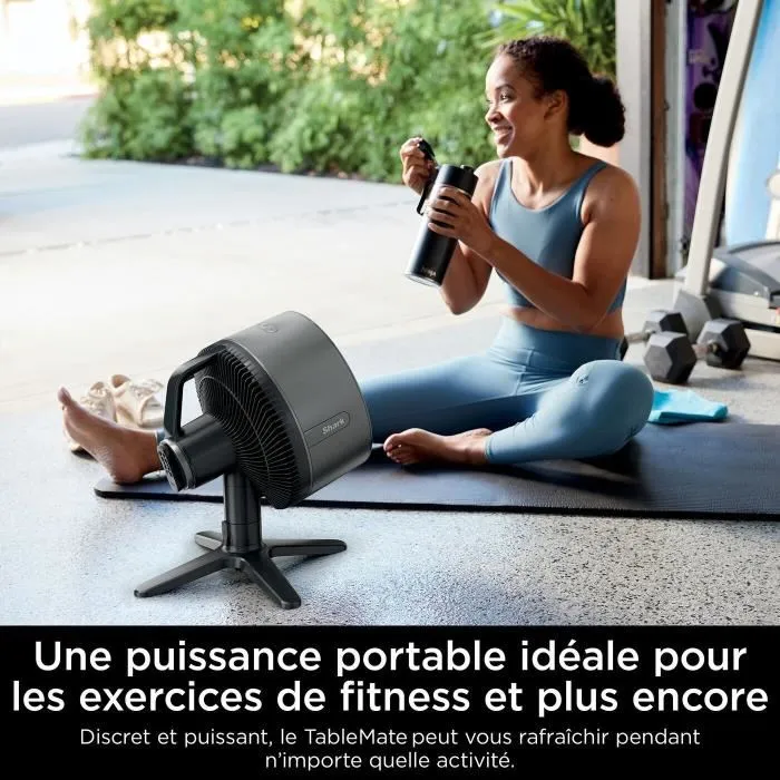 Shark Ventilador de Mesa FA150EU FlexBreeze TableMate Con o sin Cable