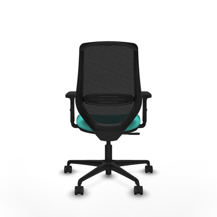 PIQUERAS Y CRESPO Silla de oficina Mardos Turquesa y Negro