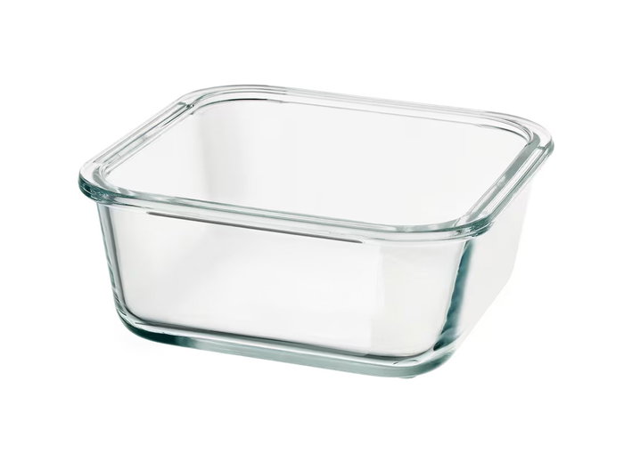 Quttin Molde Cuadrado de Vidrio para Airfryer 17.5 cm (12 Unidades)