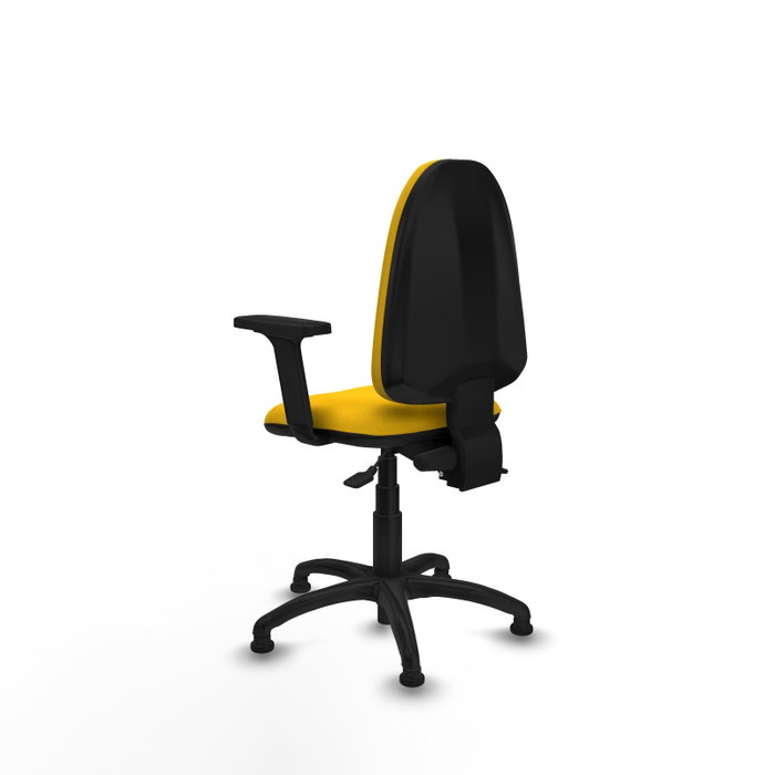 PIQUERAS Y CRESPO Silla de oficina Aýna con mecanismo Asincro, Tela Amarillo PIQUERAS Y CRESPO Silla de oficina Aýna con mecanismo Asincro, Tela Amarillo