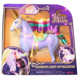 Spin Master Unicorn Academy Licht-Magie Wildstar Figura de Juguete de Unicornio con Efectos Luminosos, Multicolor, Recomendado 4+ Años