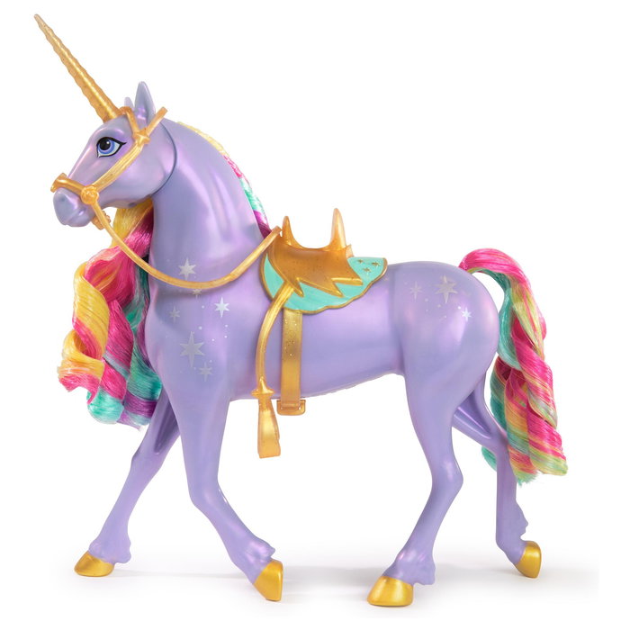 Spin Master Unicorn Academy Licht-Magie Wildstar Figura de Juguete de Unicornio con Efectos Luminosos, Multicolor, Recomendado 4+ Años