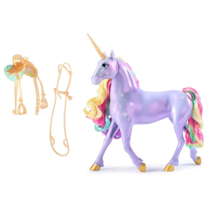 Spin Master Unicorn Academy Licht-Magie Wildstar Figura de Juguete de Unicornio con Efectos Luminosos, Multicolor, Recomendado 4+ Años