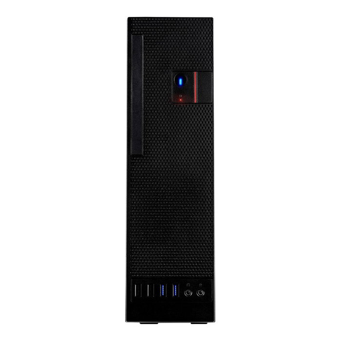 Inter-Tech S-331 Mini PC de escritorio con 8.3 litros de volumen, negro
