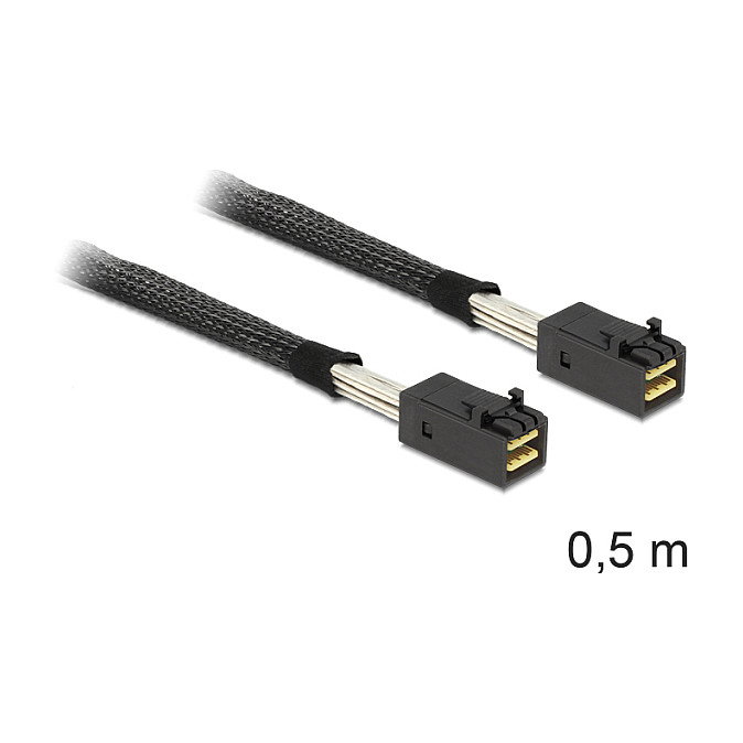 DeLOCK Cable Mini SAS HD SFF-8643 a Mini SAS HD SFF-8643 0,5 m DeLOCK Cable Mini SAS HD SFF-8643 a Mini SAS HD SFF-8643 0,5 m