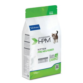 Virbac HPM Feline Kitten Pre-Neutered - Alimento para Gatitos Esterilizados, 1.5 kg