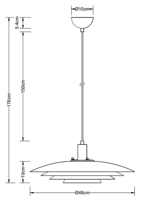 DKD Home Decor Lámpara de Techo Metal Blanco 48x48x22 cm