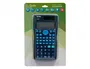 Liderpapel XF32 Calculadora Científica 12 Dígitos 240 Funciones Solar y Pila Tapa Azul 156x85x20mm