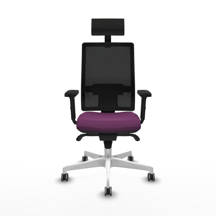 PIQUERAS Y CRESPO Silla de oficina Horna con Mecanismo Sincro, Morado y Negro PIQUERAS Y CRESPO Silla de oficina Horna con Mecanismo Sincro, Morado y Negro