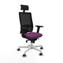 PIQUERAS Y CRESPO Silla de oficina Horna con Mecanismo Sincro, Morado y Negro