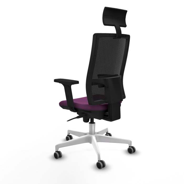 PIQUERAS Y CRESPO Silla de oficina Horna con Mecanismo Sincro, Morado y Negro PIQUERAS Y CRESPO Silla de oficina Horna con Mecanismo Sincro, Morado y Negro