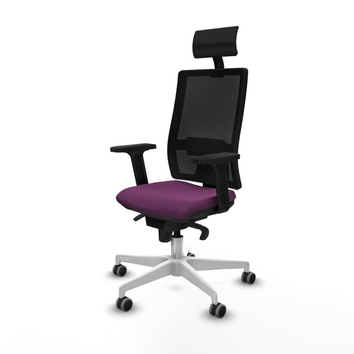 PIQUERAS Y CRESPO Silla de oficina Horna con Mecanismo Sincro, Morado y Negro PIQUERAS Y CRESPO Silla de oficina Horna con Mecanismo Sincro, Morado y Negro