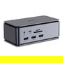 Lindy Docking Station USB4 con 100W PD, HDMI 2.1, DisplayPort 1.4, Ethernet Gigabit, Lector de Tarjetas para Laptop, Antracita, Modelo 43372