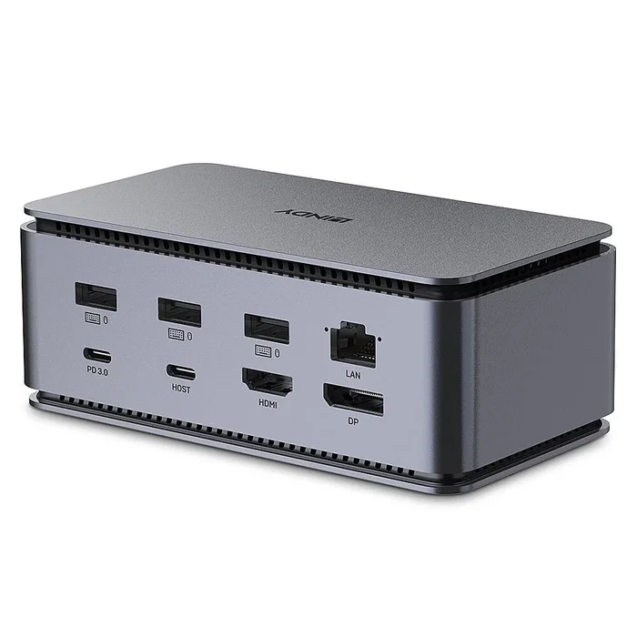 Lindy DST-Pro USB4 Docking Station Antracita