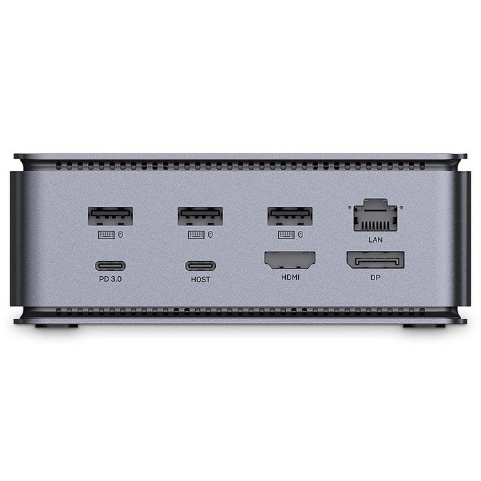 LINDY 43372 Docking Station USB4 con HDMI y DisplayPort Antracita