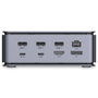 LINDY 43372 Docking Station USB4 con HDMI y DisplayPort Antracita