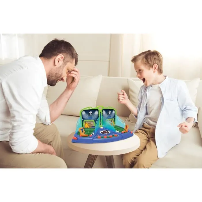 Lexibook LEXJG945 Juego de fútbol electrónico con efectos de luz y sonido para 2 jugadores