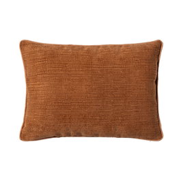 Cojín Ocre Poliester 50 X 30 cm (Set de 2)