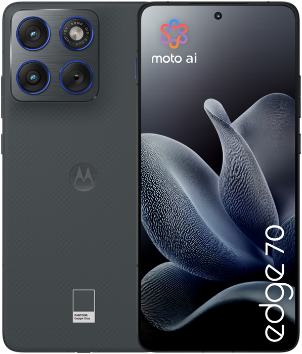 Motorola Edge 70 Smartphone 5G 6.7" Super HD 12 GB RAM 512 GB Almacenamiento Cámara 50 MP Batería 4800 mAh Gris