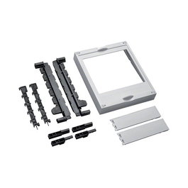 Hager Baustein universN 300x250 UE21A2B para 2 separadores NH00 con sistema SaS 40mm