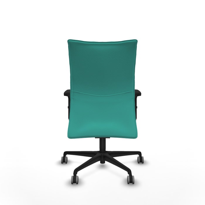 PIQUERAS Y CRESPO Silla Albacete confidente Turquesa con mecanismo Sincro y brazos 2D PIQUERAS Y CRESPO Silla Albacete confidente Turquesa con mecanismo Sincro y brazos 2D