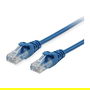 EQUIP 603132 Cable de Red Cat6a U/UTP 0.25m Azul LSZH con Conectores RJ45
