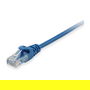EQUIP 603132 Cable de Red Cat6a U/UTP 0.25m Azul LSZH con Conectores RJ45