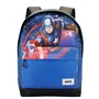 Marvel Capitán América Mochila HS FAN Full Azul 22 Litros, Urbana Ligera con Correas Acolchadas y Cinta para Trolley, 41x30x18 cm