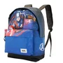 Marvel Capitán América Mochila HS FAN Full Azul 22 Litros, Urbana Ligera con Correas Acolchadas y Cinta para Trolley, 41x30x18 cm