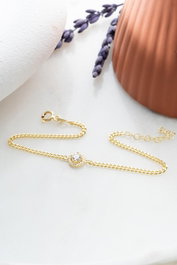 Heliophilia Silver Pulsera NRZ999298 Plata de Ley 925 Baño Oro con Circonita Ajustable Lujosa Elegante Regalo Mujer Color Oro Rosa y Blanco