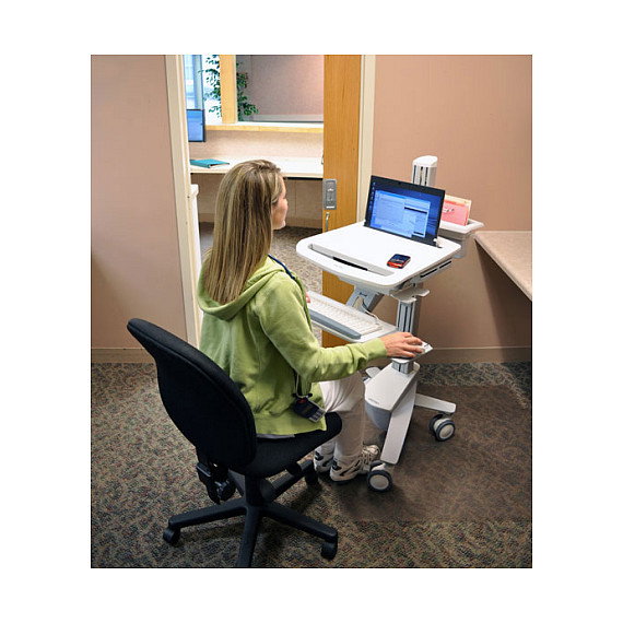 Ergotron StyleView EMR Laptop Cart Blanco Ergotron StyleView EMR Laptop Cart Blanco