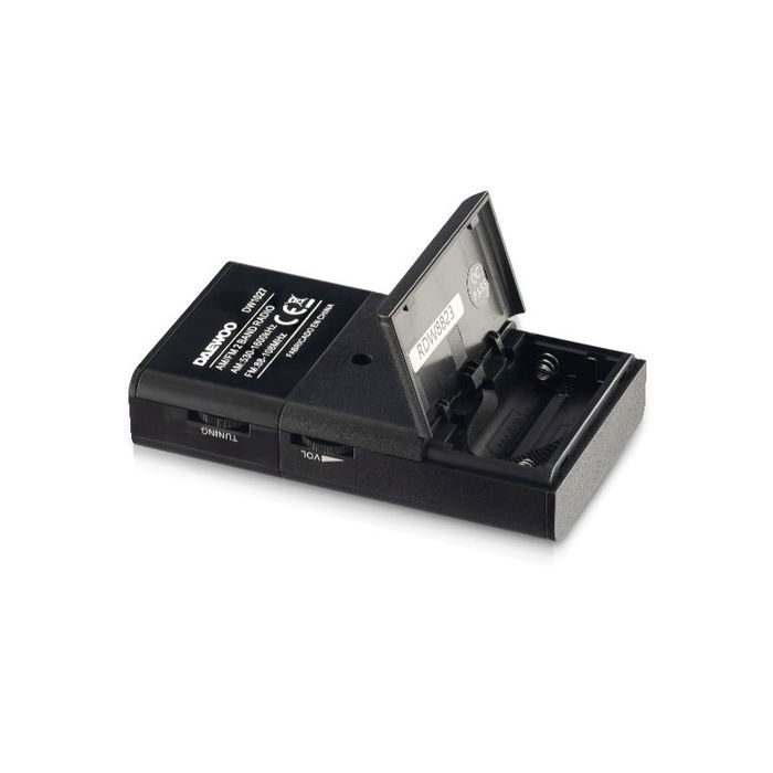 Daewoo Radio AM/FM con Altavoz Incorporado y Auriculares - Color Negro