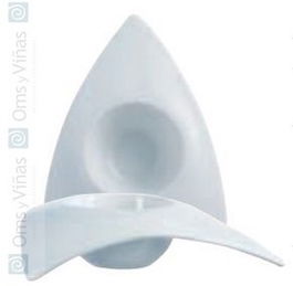 Cuenco Triangular para 12 Aperitivos, Cristalería