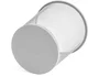 Q-connect Papelera de Metal Rejilla Gris Circular 8,3 Litros 190x260x235 mm
