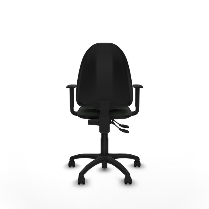 PIQUERAS Y CRESPO Silla de oficina Aýna Negra con Brazos 1D PIQUERAS Y CRESPO Silla de oficina Aýna Negra con Brazos 1D