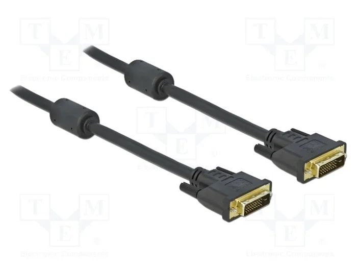 DeLOCK 83192 Cable DVI-D de 5 m Negro DeLOCK 83192 Cable DVI-D de 5 m Negro