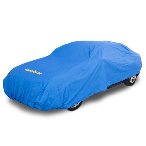 Good Year Funda cubre coche talla XXL Azul y amarillo