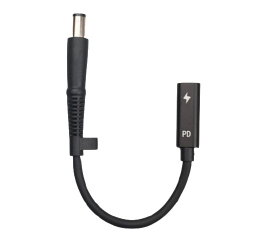 CoreParts Cable Adaptador USB-C a 7.4*5.0mm para Portátiles HP 100W
