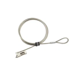Kensington Slim NanoSaver 2.0 EQ Candado Antirrobo Combinación Para Portátil Ultra Delgado Cable 1.8 m Acero Inoxidable Plata