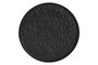 DKD Home Decor Plato de Porcelana Negro Relieve HORECA BLACK