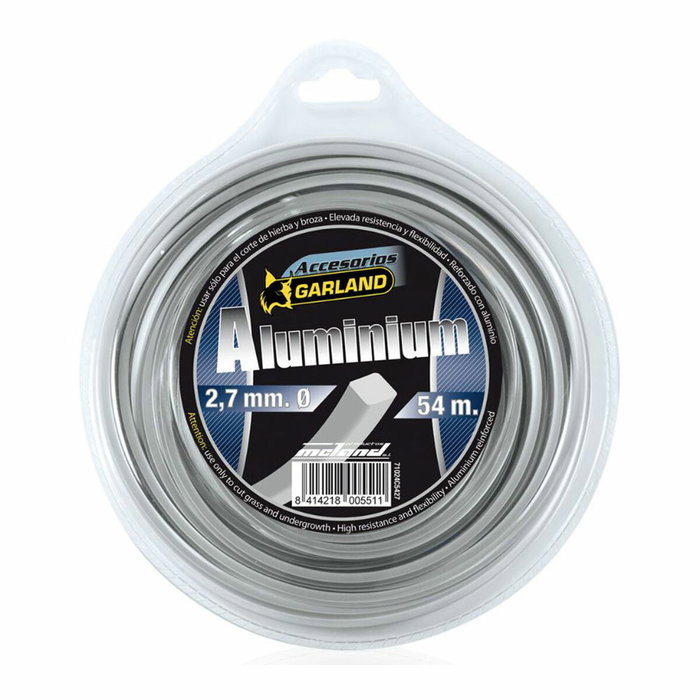 Garland Hilo para desbrozadora aluminio cuadrado ø2,7 mm 54 m Garland Hilo para desbrozadora aluminio cuadrado ø2,7 mm 54 m
