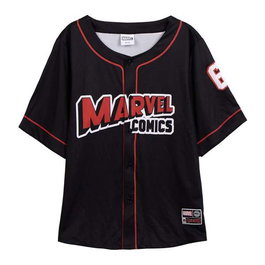 Camiseta Deportiva de Manga Corta Marvel Baseball Unisex